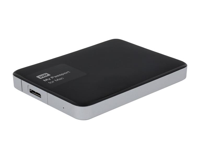 WD 1TB My Passport for Mac Portable External Hard Drive - USB 3.0 - WDBJBS0010BSL-PESN